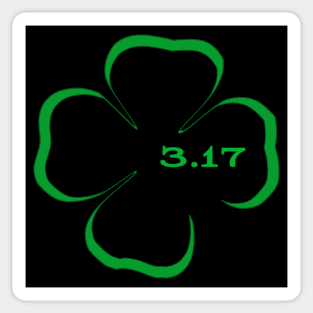 St. Patrick's Day Shamrock Sticker